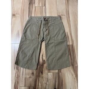 The North Face Outdoor Hiking Shorts/capris Women's Size 4 Beige 14" Inseam